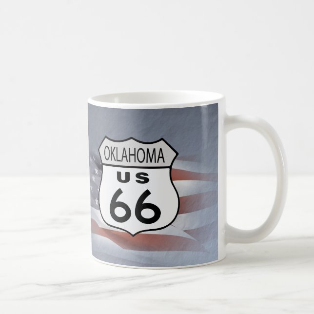 Oklahoma rutt 66 kaffemugg (Höger)