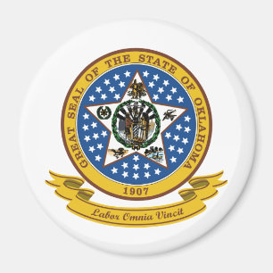 Oklahoma Seal Magnet