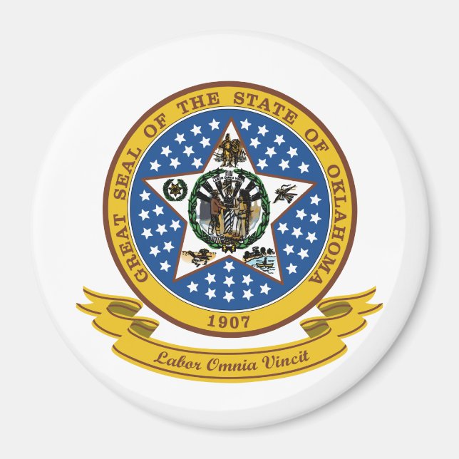 Oklahoma Seal Magnet (Framsidan)