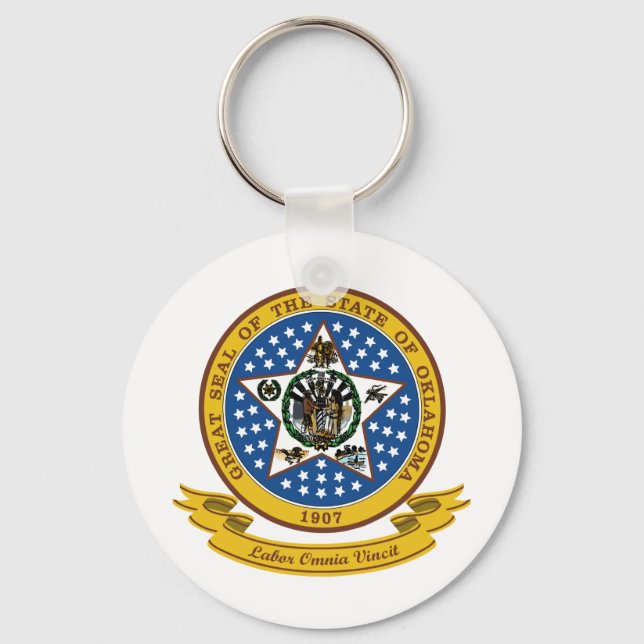 Oklahoma Seal Nyckelring (Framsida)