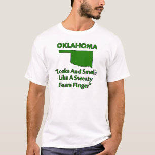 Oklahoma - Ser och luktar som en skum Finger T-shirt