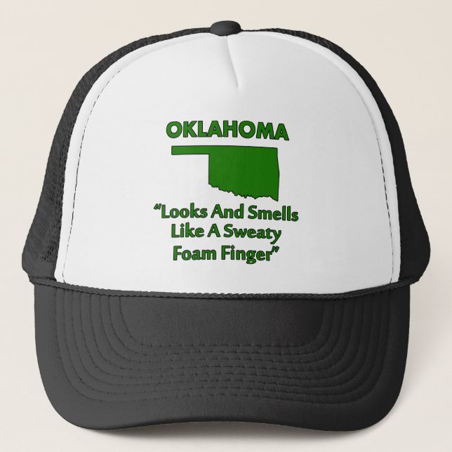 Oklahoma - Ser ut och luktar som ett skumfinger Keps (Framsida)