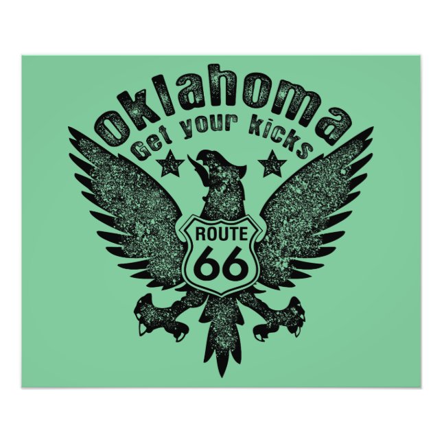 Oklahoma skaffa dig dina kick fototryck (Framsidan)