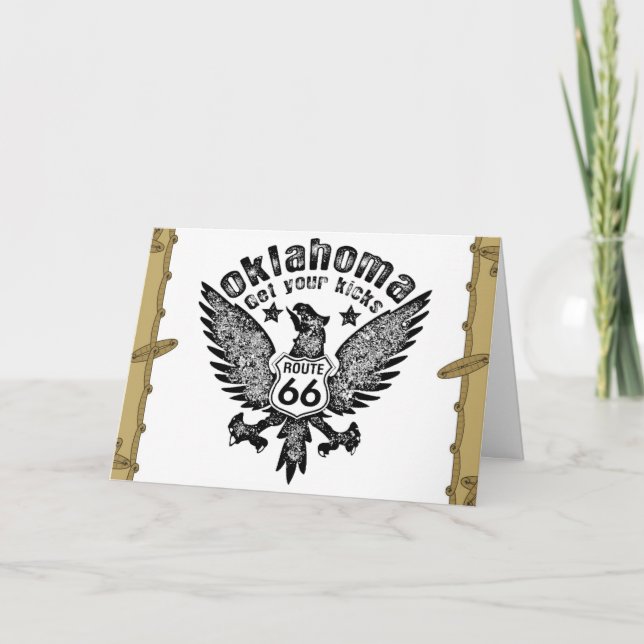 Oklahoma skaffa dig kick tack kort (Framsida)