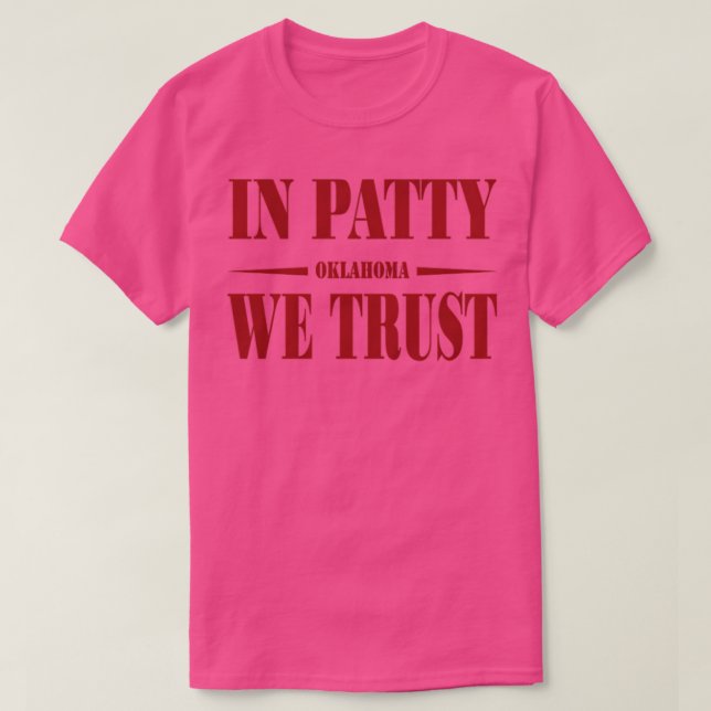 Oklahoma Softball in Patty Vi Trust 7 T Shirt (Design framsida)
