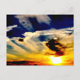 Oklahoma-solnedgång Vykort