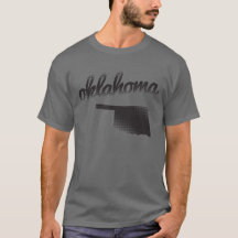 Oklahoma som är statlig på grå färg
