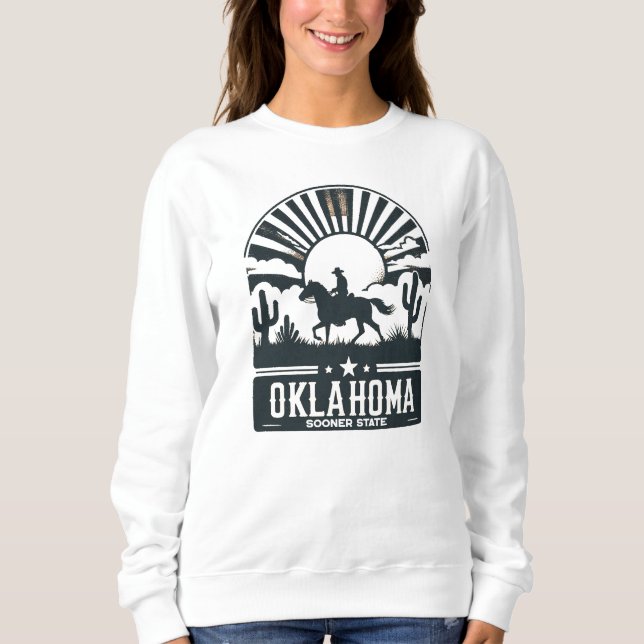 Oklahoma Sooner State T Shirt (Framsida)