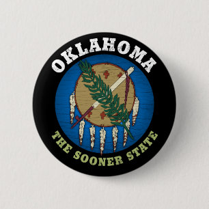 OKLAHOMA SOONER STATLIG FLAGGA KNAPP