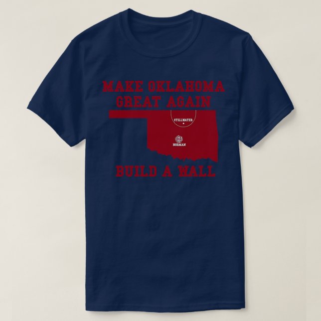 Oklahoma Sooners T Shirt (Design framsida)