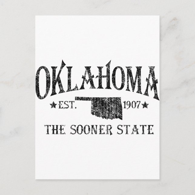 Oklahoma - Soonerstaten Vykort (Framsida)