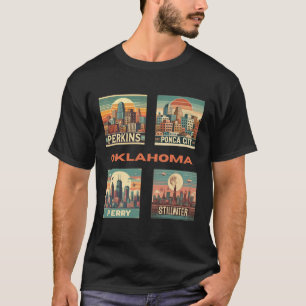 Oklahoma städer t shirt