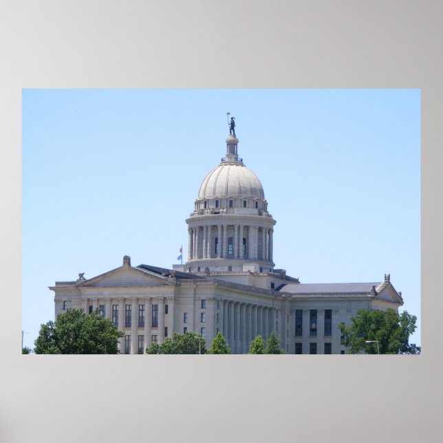 Oklahoma State Capital Poster (Framsidan)