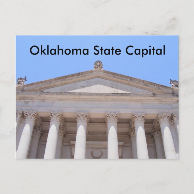 Oklahoma State Capital Vykort (Framsida)