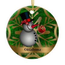 Oklahoma State jul Ornament
