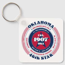 Oklahoma State Keychain Nyckelring