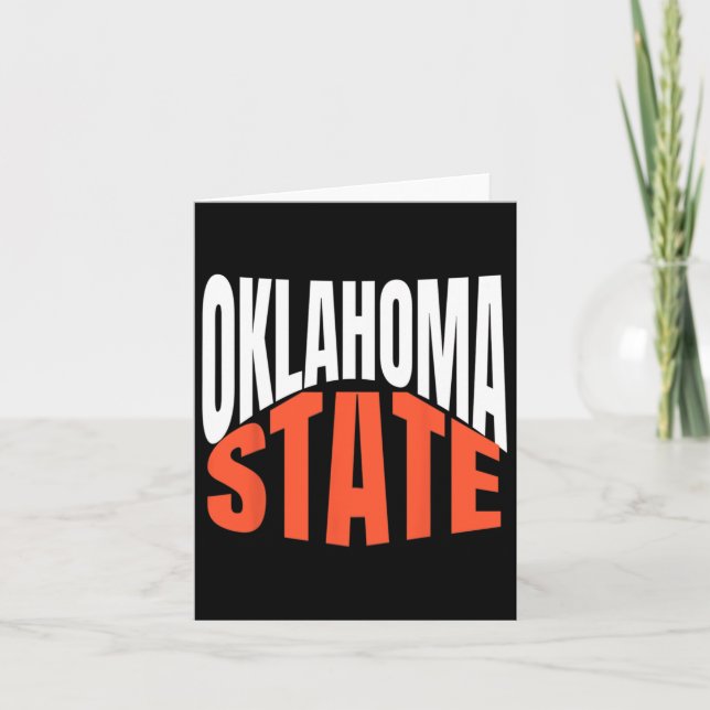 Oklahoma State Kort (Framsida)