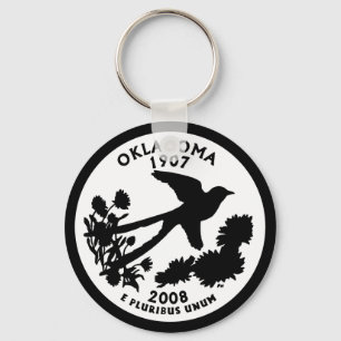 Oklahoma State Quarter Nyckelring