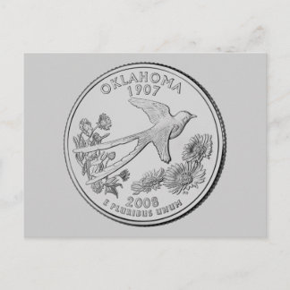 Oklahoma State Quarter Vykort