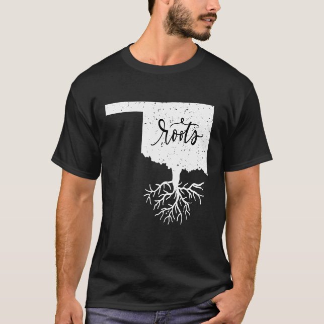 Oklahoma State Roots for Women Manar Kids T Shirt (Framsida)