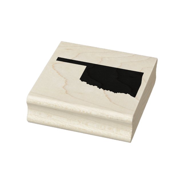 Oklahoma State Solid Rubber Art Frimärke Stämpel (Stämpel)