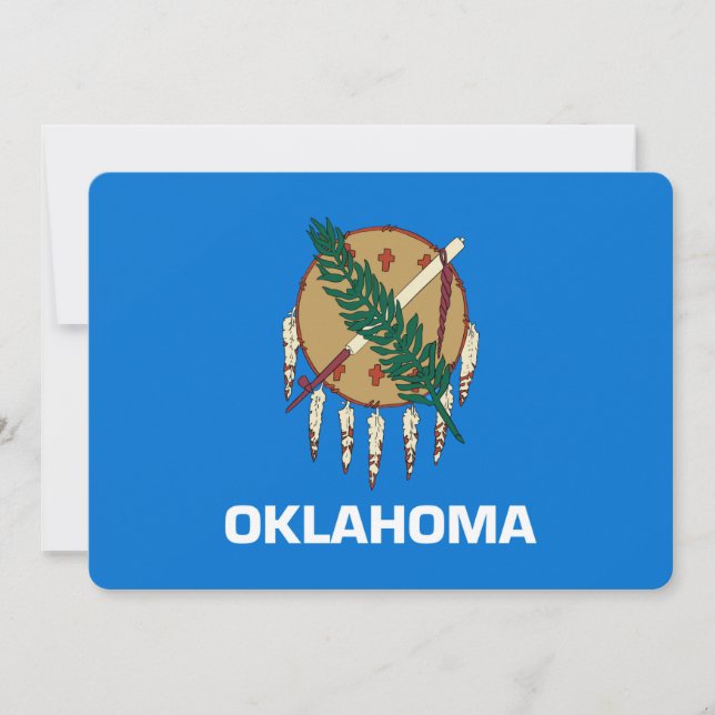 Oklahoma Statlig flagga Design (Framsida)