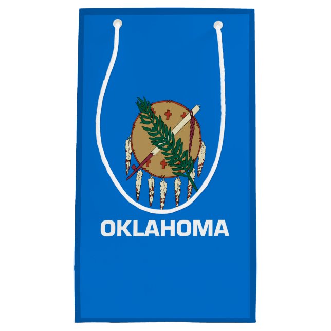 Oklahoma Statlig flagga Design Decor (Framsidan)