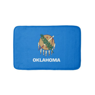 Oklahoma Statlig flagga Design Decor Badrumsmatta