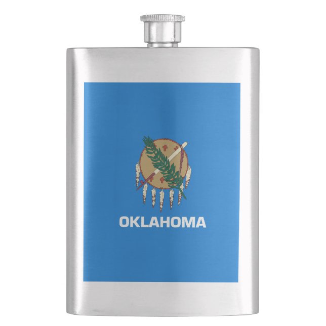 Oklahoma Statlig flagga Design Fickplunta (Framsidan)