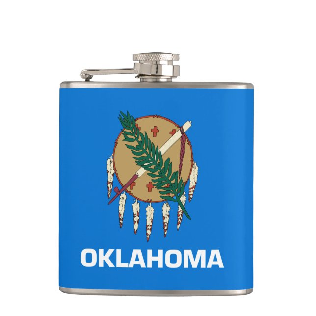 Oklahoma Statlig flagga Design Fickplunta (Framsidan)