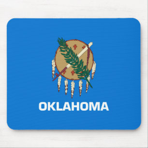 Oklahoma Statlig flagga Design Musmatta