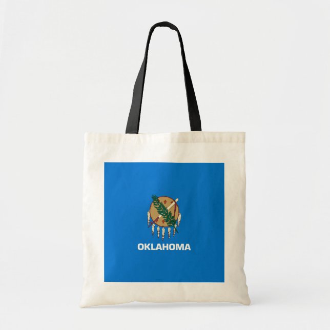 Oklahoma Statlig flagga Design Tygkasse (Framsidan)