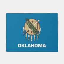 Oklahoma Statlig flagga Door Matt