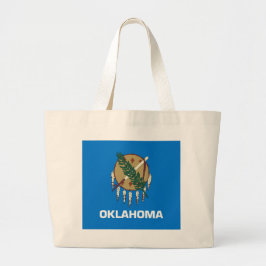Oklahoma statlig flagga jumbo tygkasse