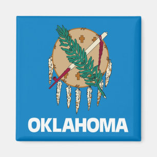 Oklahoma statlig flagga magnet