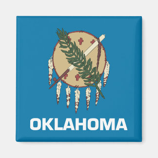 Oklahoma Statlig flagga Magnet
