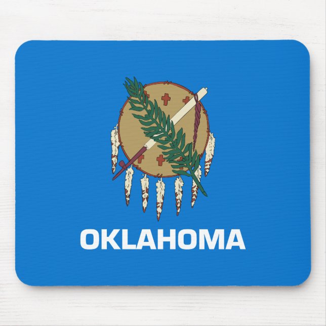 Oklahoma Statlig flagga Musmatta (Framsidan)