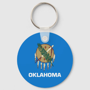Oklahoma Statlig flagga Nyckelring