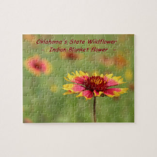 Oklahoma statligt vildblommapussel pussel