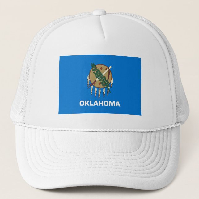 Oklahoma statsflagga keps (Framsida)