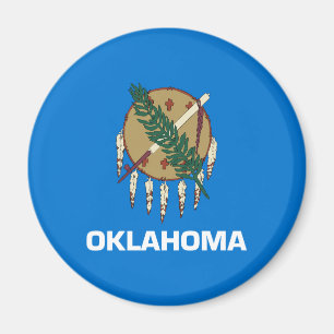 Oklahoma statsflagga magnet