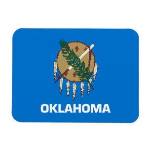 Oklahoma statsflagga magnet