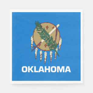 Oklahoma statsflagga pappersservett