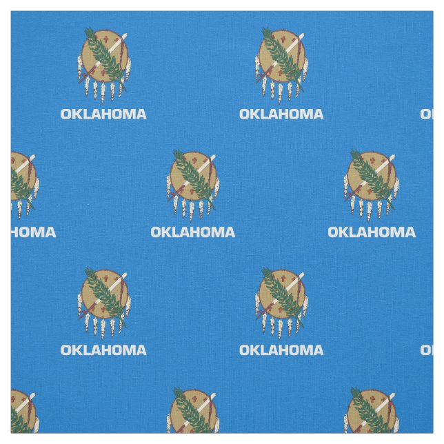 Oklahoma statsflagga tyg (Provkarta)