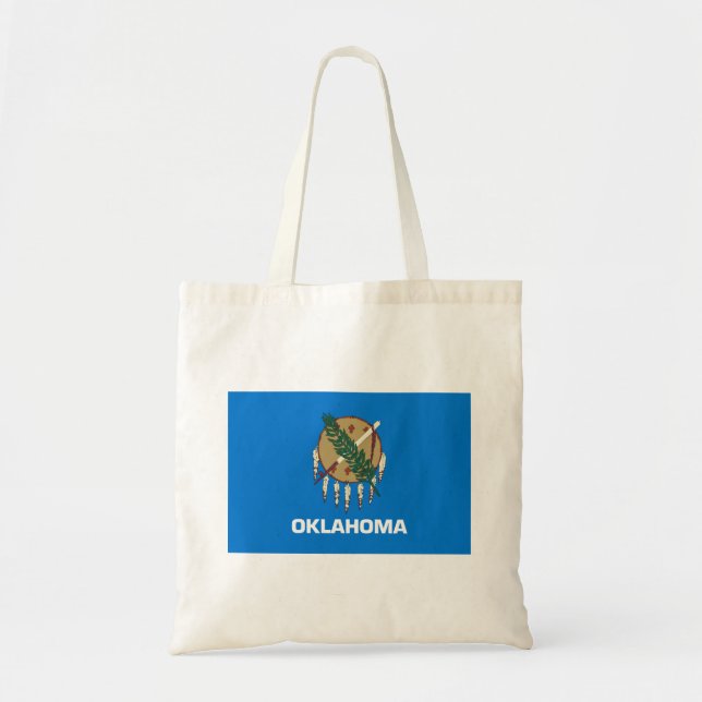 Oklahoma statsflagga tygkasse (Framsidan)