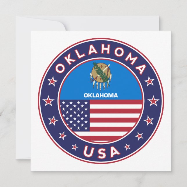 Oklahoma sticker, phone case (Framsida)