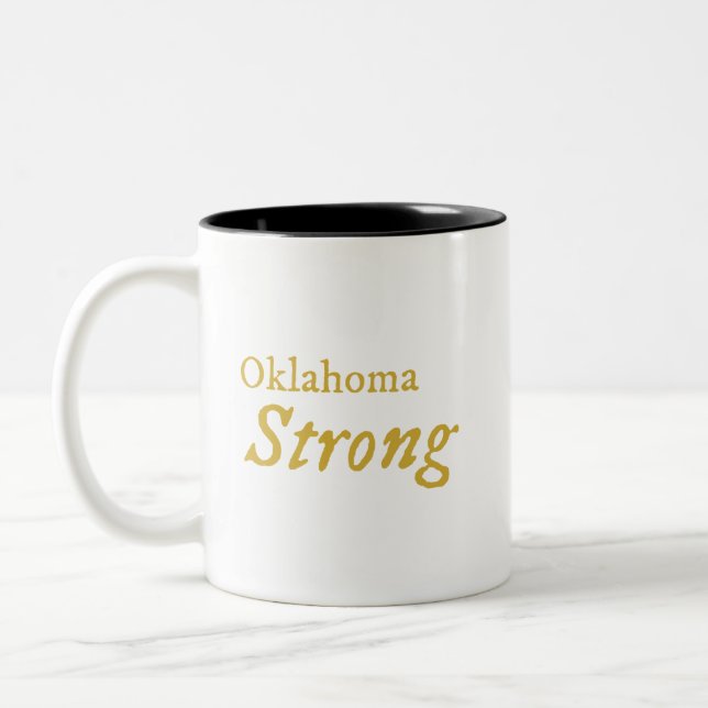 Oklahoma Strong Coffee Mugg (Vänster)