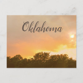 Oklahoma Sunset-vykort Vykort