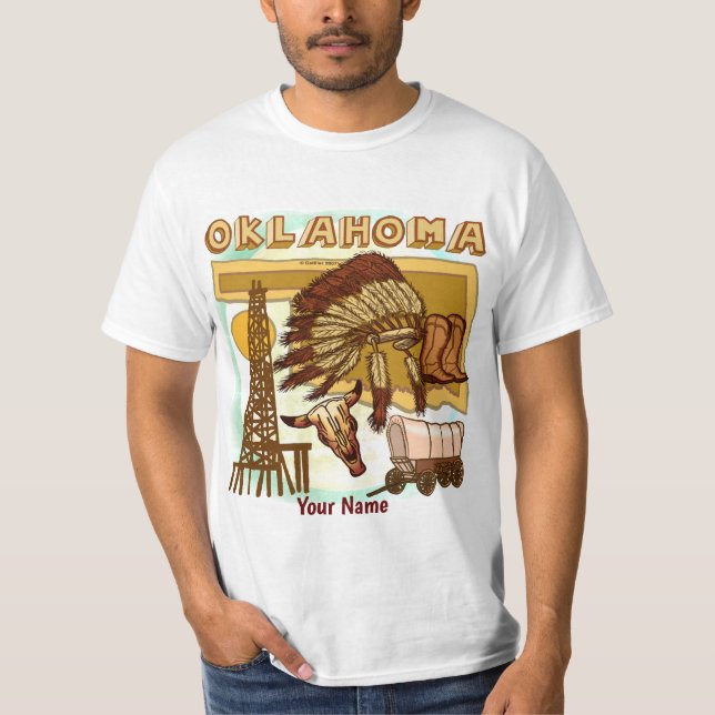 Oklahoma t-shirt (Framsida)