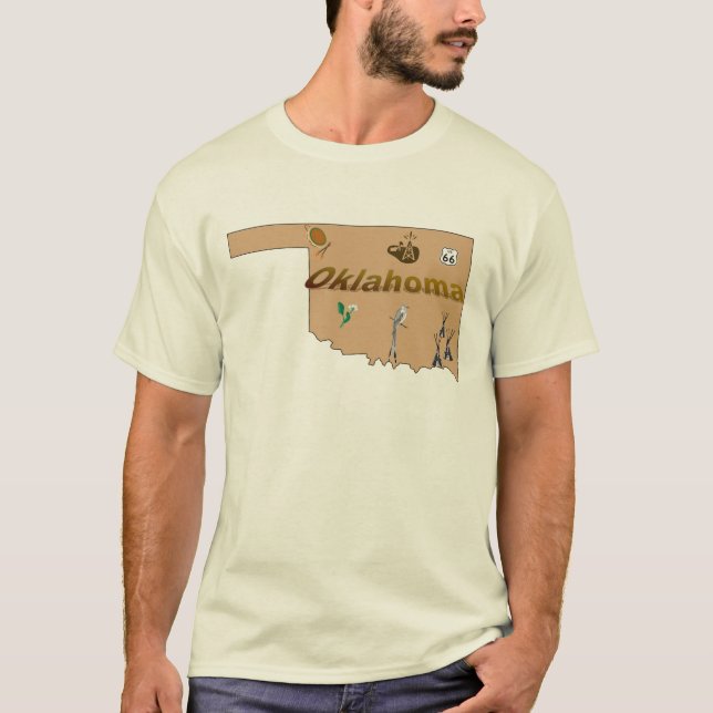 Oklahoma T-tröja T-shirt (Framsida)